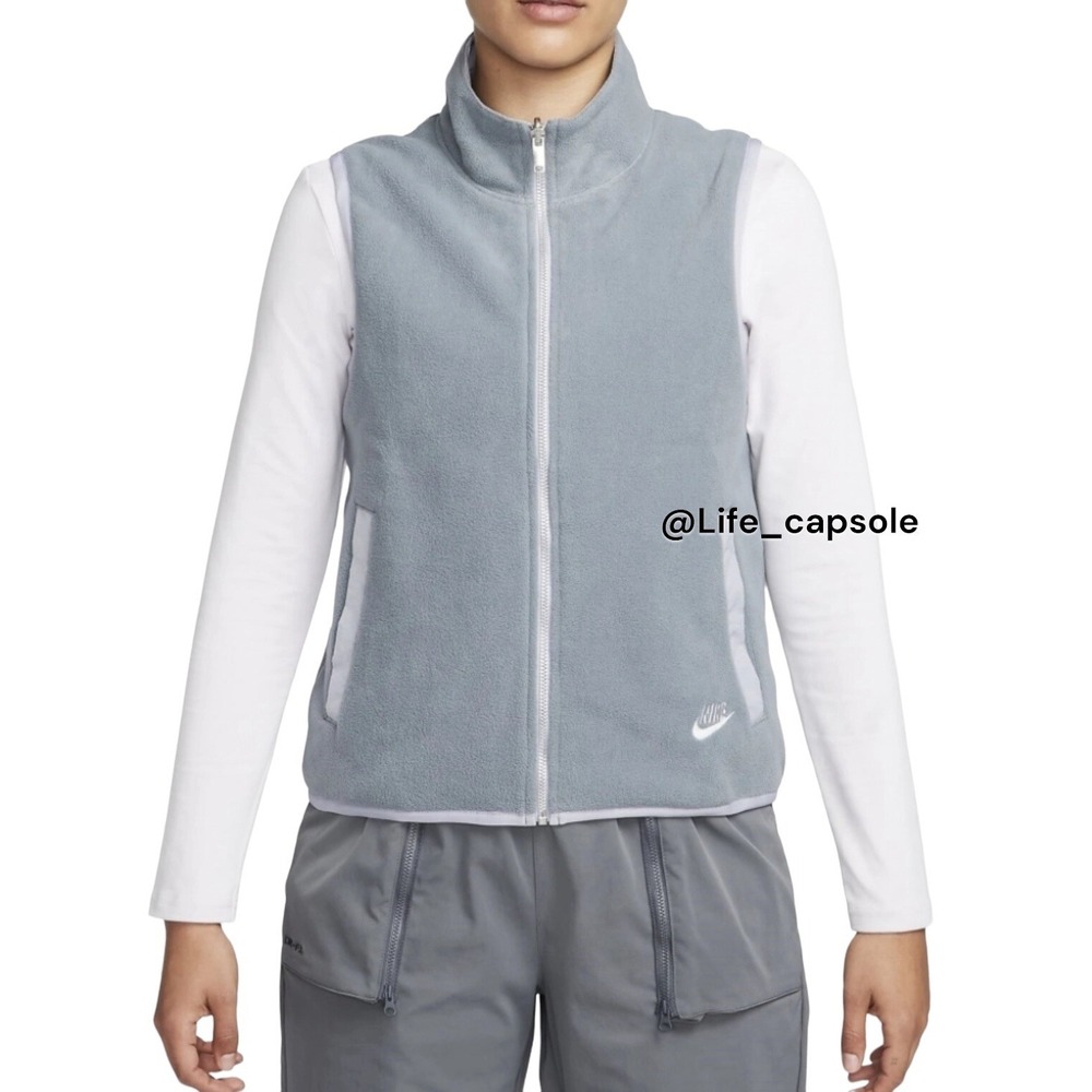 Size S Nike Vest Grey Sportswear Sports Utility Reversible FQ1577-02 $105 NWT - Picture 12 of 13